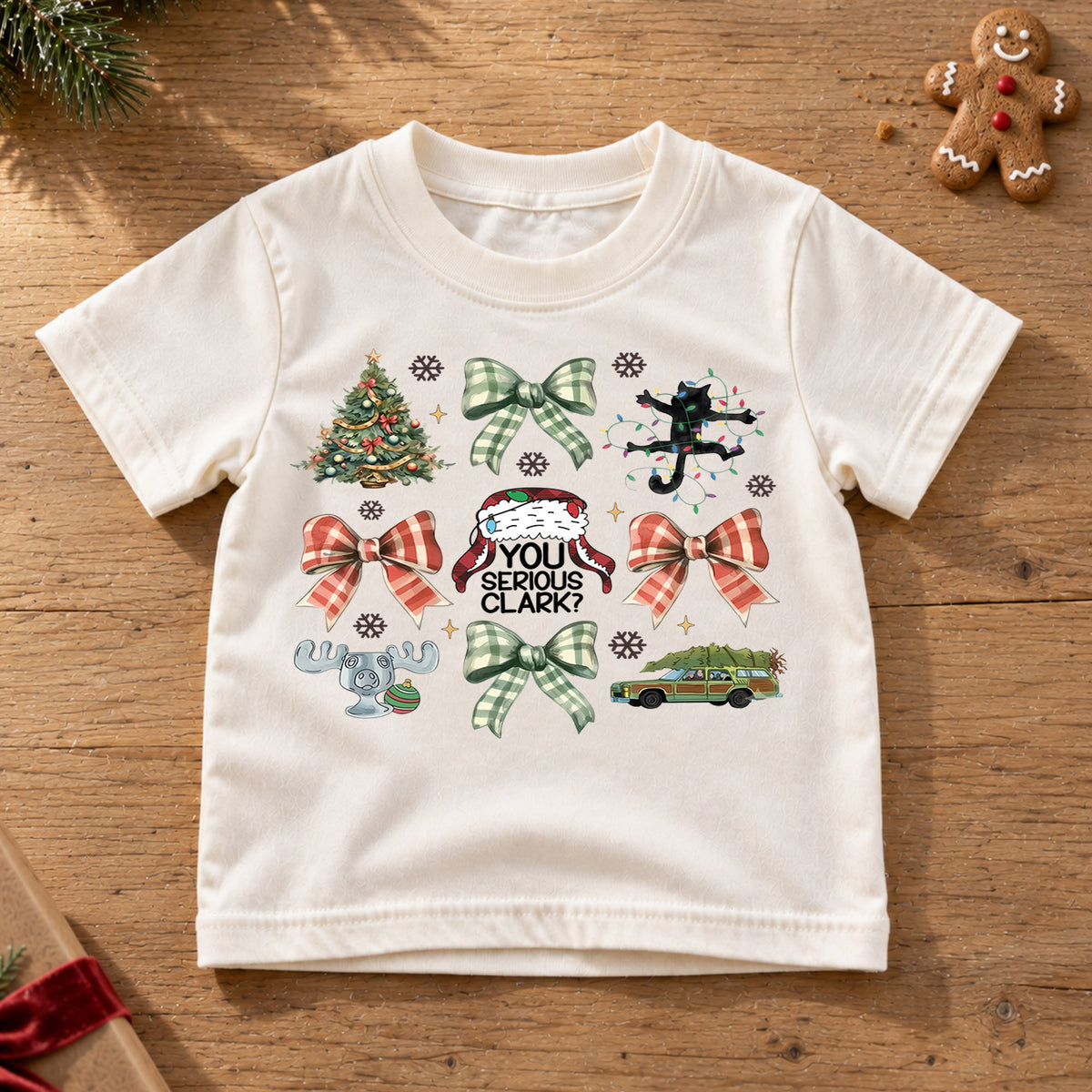 Christmas Squad Kids Shirt, Cute Santa Elf Snowman Holiday T Shirt, Christmas Outfit for Kids, Festive Xmas Gift for Boys and Girls (135 ký tự) — product view 6