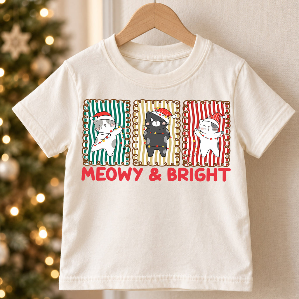 Merry Christmas Kids Shirt, Santa Reindeer Snowman Tee, Cute Holiday T Shirt for Children, Festive Xmas Outfit and Gift for Little Kids (138 ký tự) — product view 5
