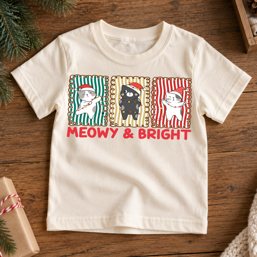 Merry Christmas Kids Shirt, Santa Reindeer Snowman Tee, Cute Holiday T Shirt for Children, Festive Xmas Outfit and Gift for Little Kids (138 ký tự) — product view 7