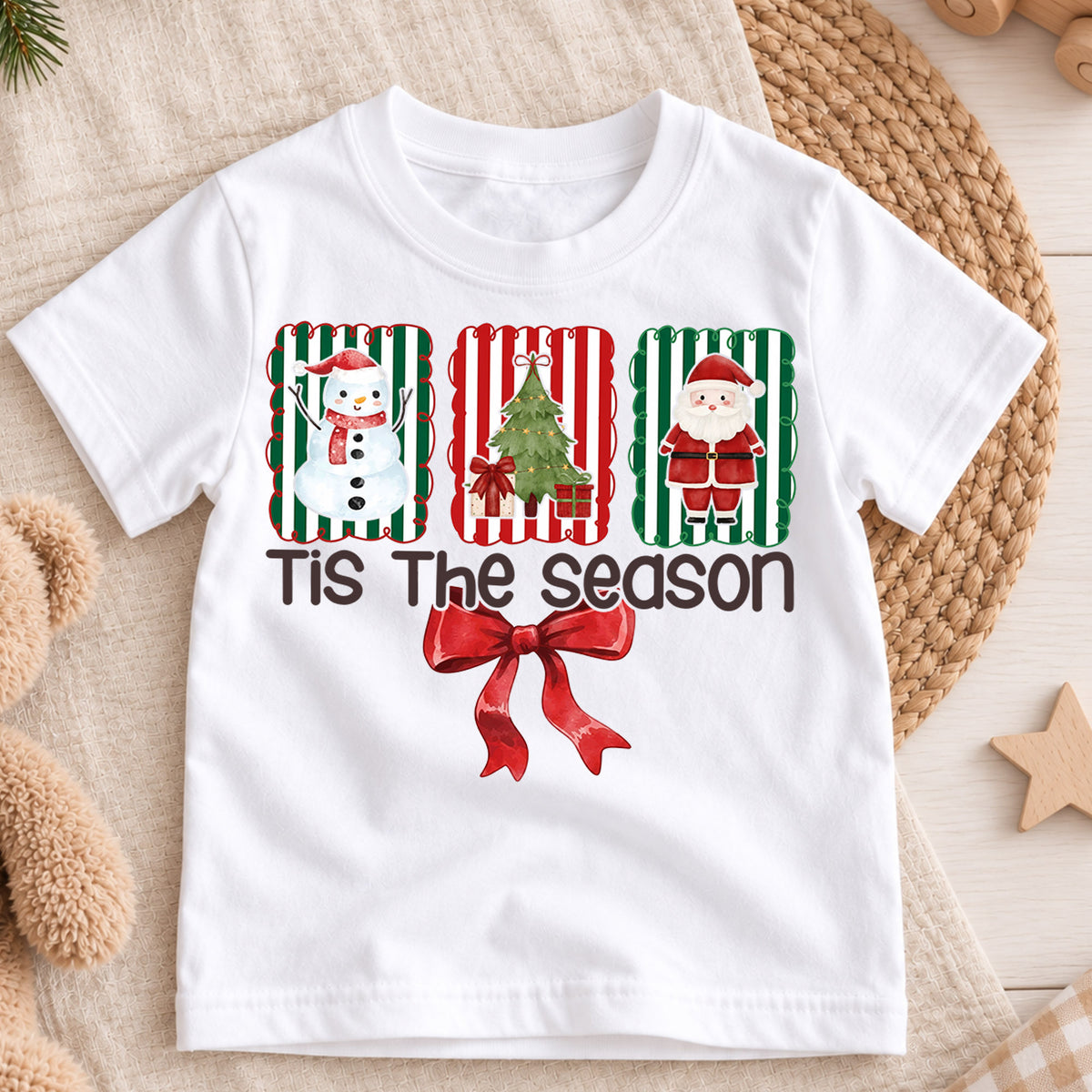 You Serious Clark Shirt, Funny Christmas Vacation Shirt, Retro Christmas Coquette Bows Tee, Holiday Movie Shirt, Christmas Cat Shirt (138 ký tự) — product view 3