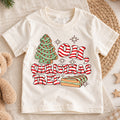 Oh Christmas Tree Kids Bubble Top, Candy Cane Christmas Shirt, Cute Holiday Outfit, Festive Toddler Xmas Gift — product view 1